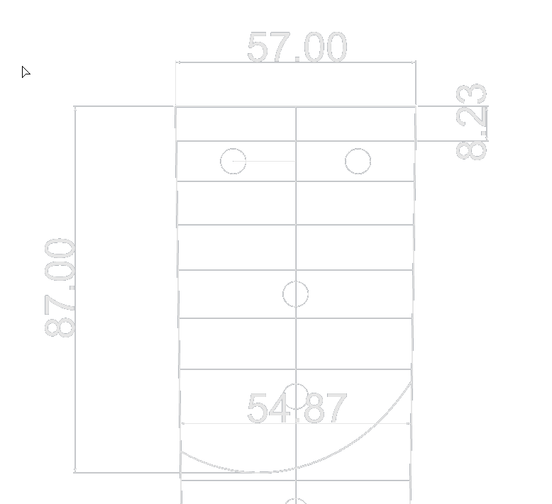 Stratocaster neck joint dimensions