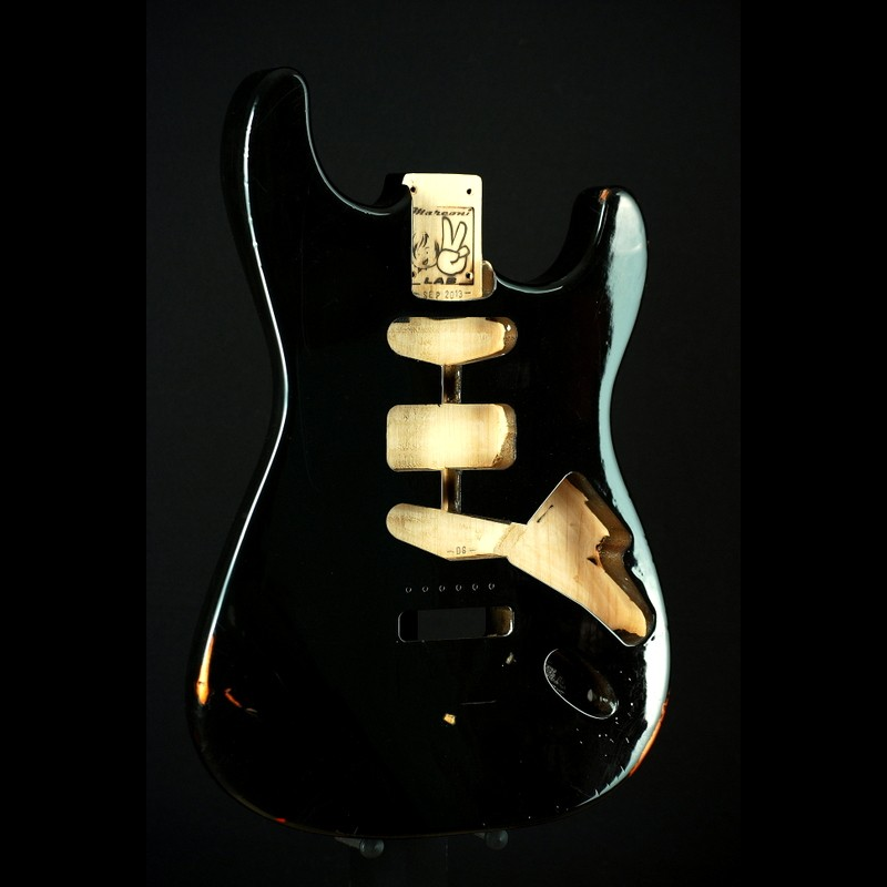 Body Black Strat Relic David MarconiLAB