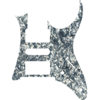 Configurable pickguard for Ibanez rg series