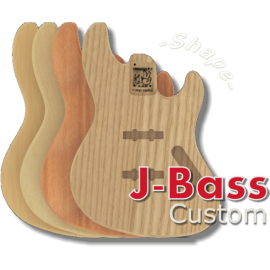 Stile jazz bass Contorno modificato