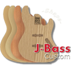 Stile jazz bass Contorno modificato