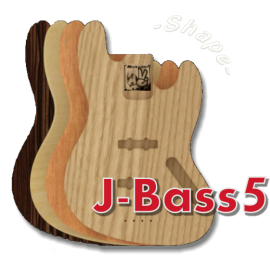 J-Bass 5 Body