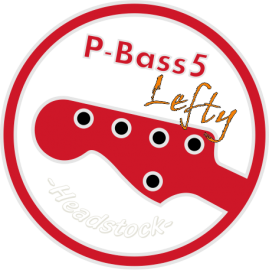 P-Bass Neck 5 strings Lefty