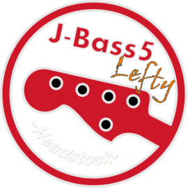 J-Bass Neck 5 strings Lefty