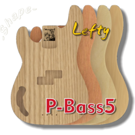 P-Bass Body 5 strings Lefty