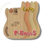 P-Bass Body 5 strings Lefty