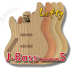 J-Bass Custom Body 5 strings Lefty