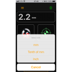 He-FMX Digital thickness gauge