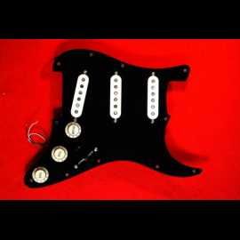 Black Strat Pickguard