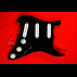 Black Strat Pickguard